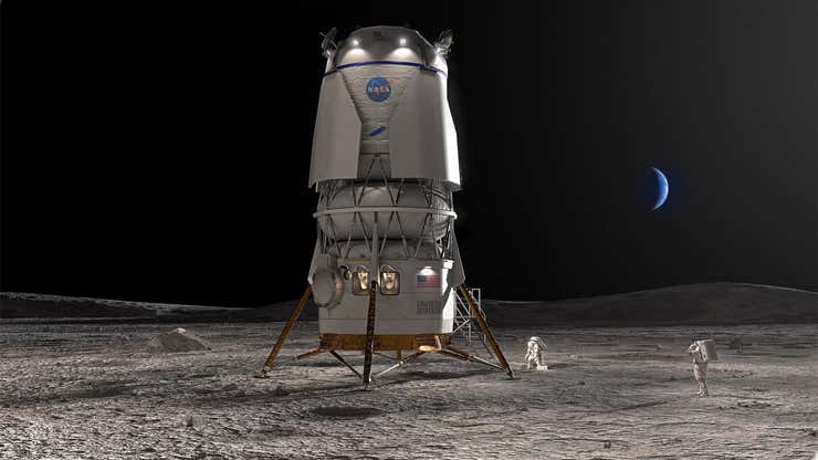 Image for NASA Picks Blue Origin to Build Second Moon Lander for Artemis Missions