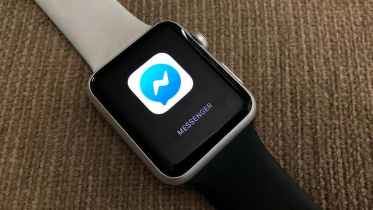 Image for Apple Watch Users, Say Goodbye to Facebook Messenger